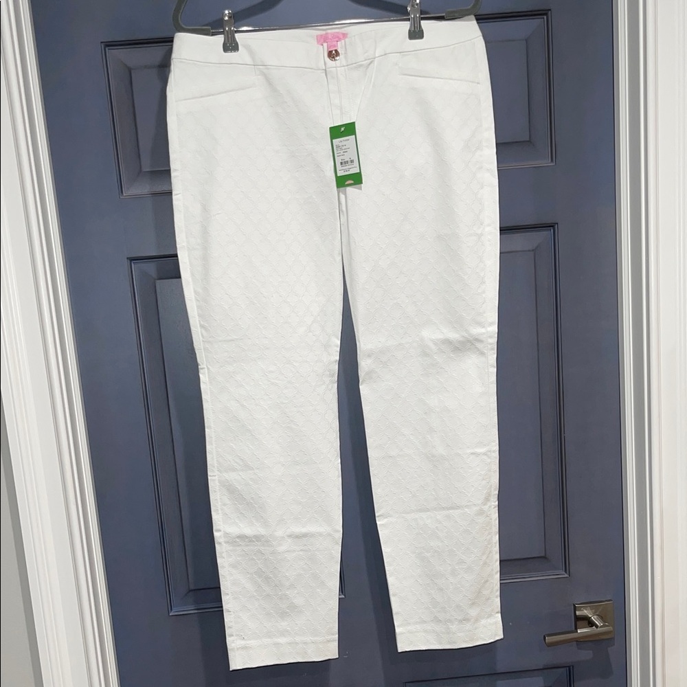 Lilly Pulitzer Kelly Skinny Ankle Pants
Women's size 14 in white - Picture 4 of 11
